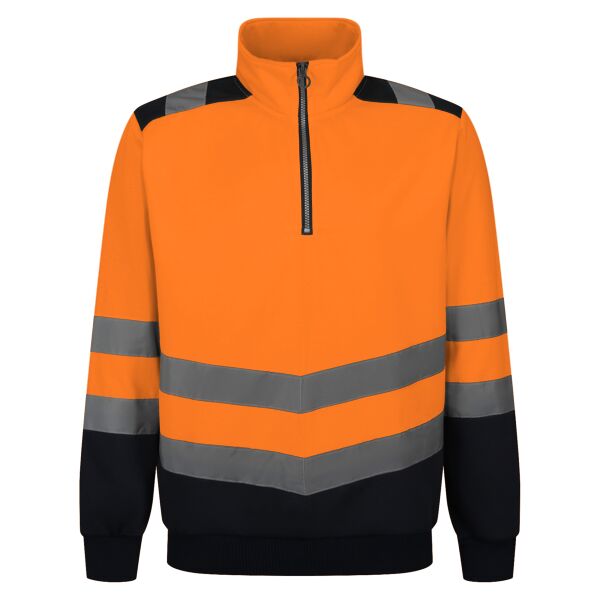 Regatta High Visibility Pro 1/4 Zip Sweatshirt Thumbnail