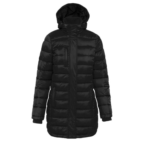 Kariban Ladies Lightweight Long Padded Parka Jacket Thumbnail